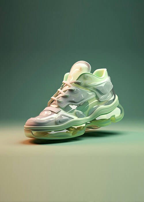 Sneakers Close up on Futuristic - Image 2